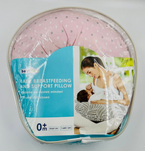 Perna pentru alaptat 2 in 1 Nursing Pillow Hearts, BabyJem - Img 3