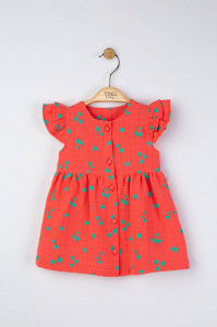 Rochita de vara din muselina pentru fetite Natural, Tongs baby