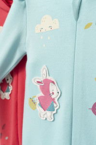 Salopeta pentru bebelusi Scufita rosie, Tongs baby - Img 4