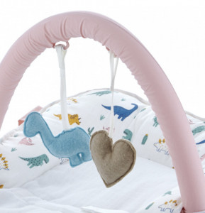 Saltea multifunctionala BabyJem Sit and Play cu bara jucarii - Img 12