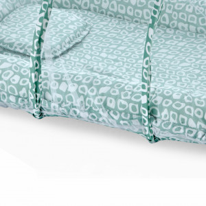 Saltea reductor/ BabyNest BabyJem cu pernuta si plasa insecte Sleep Safe - Img 3