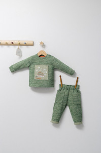 Set 2 piese cu bluzita si pantalonasi de iarna King, Tongs baby - Img 2