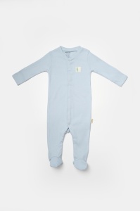 Set 2 salopete lungi Bamboo, blue, BabyCosy, 50%bumbac+50% bambus