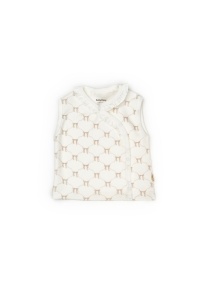 Set 2 vestute pentru bebelusi, stone, BabyCosy Organic Wear - Img 3