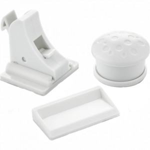 Set 4 sigurante magnetice pentru usi de dulapuri si sertare BabyJem - Img 4