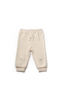 Set bluzita si pantaloni TeddyBear, 100%bumbac organic, BabyCosy