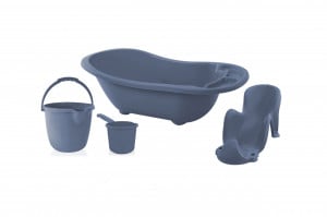 Set de baie pentru bebelusi cu 4 piese, BabyJem