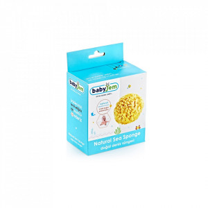 Burete natural pentru bebelusi BabyJem Sea Sponge - Img 2