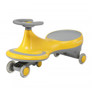 Jucarie ride-on gravitationala Skiddou Bjorg, Galben - Img 2