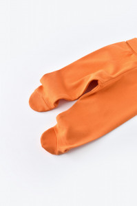 Pantaloni cu Botosei - Bumbac organic Portocaliu BabyCosy - Img 2