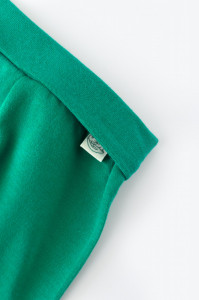 Pantaloni cu Botosei - Bumbac organic Verde BabyCosy - Img 3
