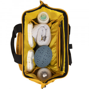 Rucsac multifunctional mamici Skiddou Astrid, Galben - Img 3