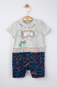 Salopeta de vara pentru bebelusi Swim, Tongs baby - Img 3