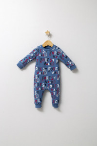 Salopeta pentru bebelusi de iarna Forest, Tongs baby, baietei - Img 2