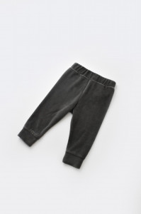 Set 3 piese Broscuta cu body, pantalonasi si vestuta din 80%bumbac organic si 20% poliester - Antracit, BabyCosy - Img 7