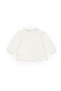 Set bluză și pantalon, Bow, BabyCosy, 100%bumbac organic, Stone - Img 5