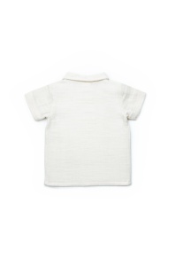 Set tricou, salopeta si sapca TeddyBear, 100% bumbac organic, BabyCosy