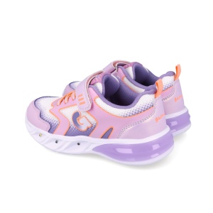 Sneakers cu luminite Garvalin 252828, mov