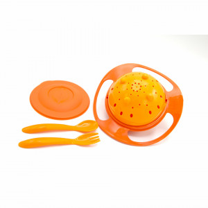 Bol multifunctional cu capac si rotire 360 grade BabyJem Amazing Bowl