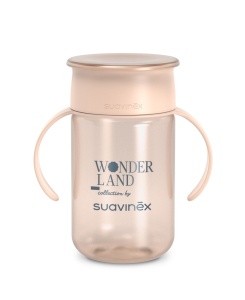 Cană 360° anti-vărsare, 340 ml, roz, Wonder, Suavinex - Img 3
