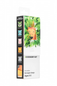 Kit accesorii pentru ochelari de soare MOKKI Click&Change, galben - Img 5