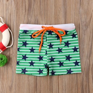Pantalon de baie baietel Marinar Verde