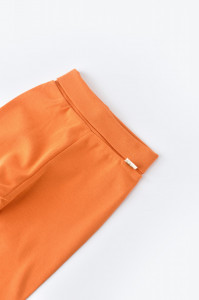 Pantaloni cu Botosei - Bumbac organic Portocaliu BabyCosy - Img 3