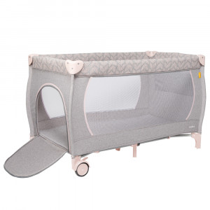 Patut de calatorie pliabil Skiddou Lunar, 2 nivele, Keep Pink, Roz - Img 11