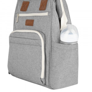 Rucsac multifunctional mamici Skiddou Astrid, Normandic Dream, Gri - Img 6