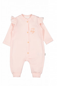 Salopeta cu maneca lunga si volanas nou nascut SOMON, Tongs baby - Img 2