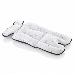 Saltea cu doua fete pentru carucior si scaun de masa Dots BabyJem - Img 2