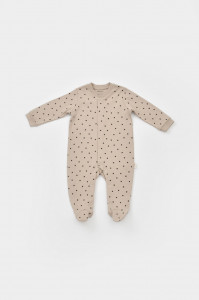 Set 2 salopete cu buzunare Girafa, Baby Cosy, 100% bumbac organic