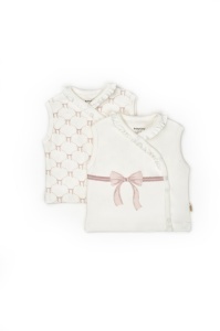 Set 2 vestute pentru bebelusi, powder, BabyCosy Organic Wear - Img 2
