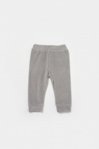 Set bluzita si pantaloni Elefant, 80%bumbac organic si 20% poliester - Gri, BabyCosy