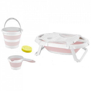 Set cadita pliabila de baie Babyjem, 5 piese