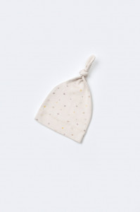 Set de 10 piese pentru nou nascut - 100% bumbac organic - Crem cu buline, BabyCosy - Img 12