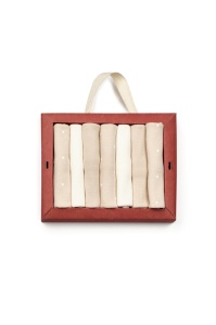 Set de 7 batistute din bumbac pentru bebelusi, BabyCosy, 25cmX25cm, roz - Img 6