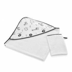 Set prosop si manusa de baie 72x72 cm BabyJem - Img 3