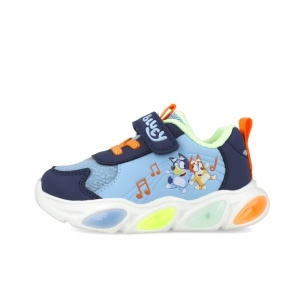 Sneakers Bluey cu luminite Garvalin 251856, albastru - Img 5