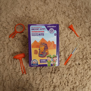 Arkerobox - Set arheologic educational si puzzle 3D, Egiptul Antic, Tutankhamon