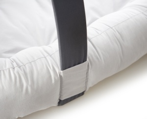Babynest cu bara de jucarii, BabyJem, gri