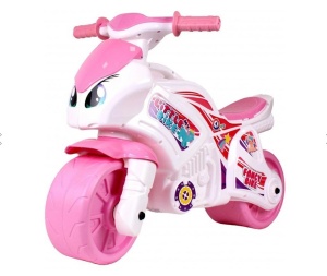 Motocicleta Ride On de curse TechnoK, My Little Fancy Bike, cu lumini si sunete
