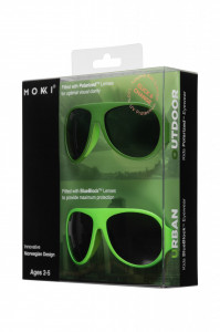 Ochelari de soare pentru copii MOKKI Click & Change, protectie UV, verde, 2-5 ani, set 2 perechi - Img 2