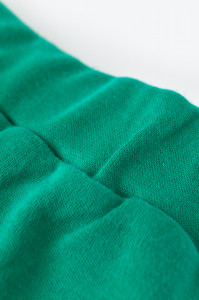 Pantaloni Bebe Unisex din bumbac organic Verde BabyCosy - Img 4