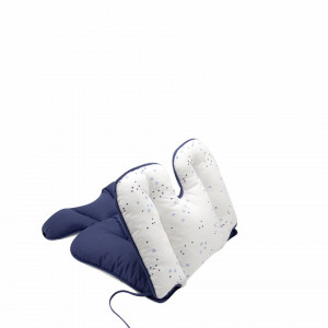 Saltea cu doua fete pentru carucior si scaun de masa Dots BabyJem - Img 11