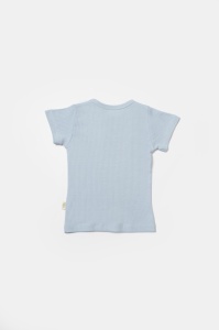Set 2 tricouri Bamboo, blue, BabyCosy, 50% bumbac+50%bambus