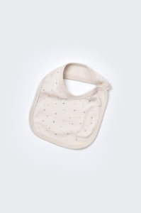 Set de 5 piese pentru nou nascut - 100% bumbac organic - Crem cu buline, Baby Cosy