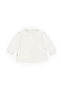 Set bluză și pantalon, Bow, BabyCosy, 100%bumbac organic, Stone - Img 12