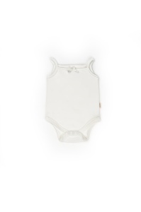 Set de 10 piese pentru nou nascut, Bow, stone, 100% bumbac organic, BabyCosy - Img 6
