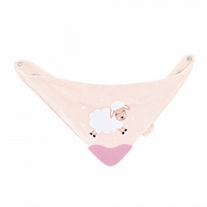 Baveta triunghi cu accesoriu dentitie BabyJem Cowboy Bib - Img 5